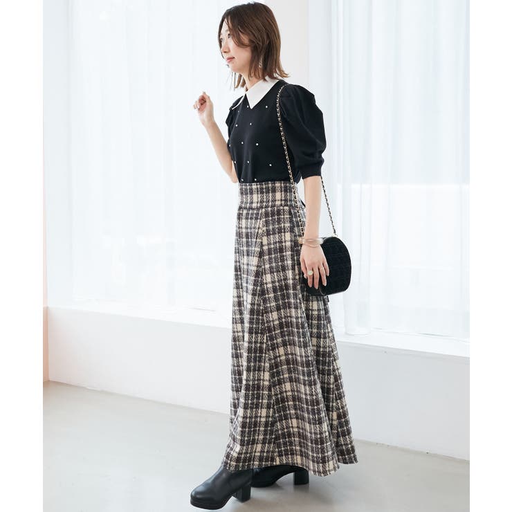 2way襟付きビジューニット | MAJESTIC LEGON  | 詳細画像24 