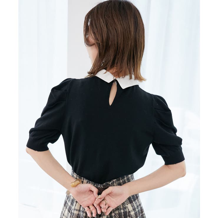 2way襟付きビジューニット | MAJESTIC LEGON  | 詳細画像28 