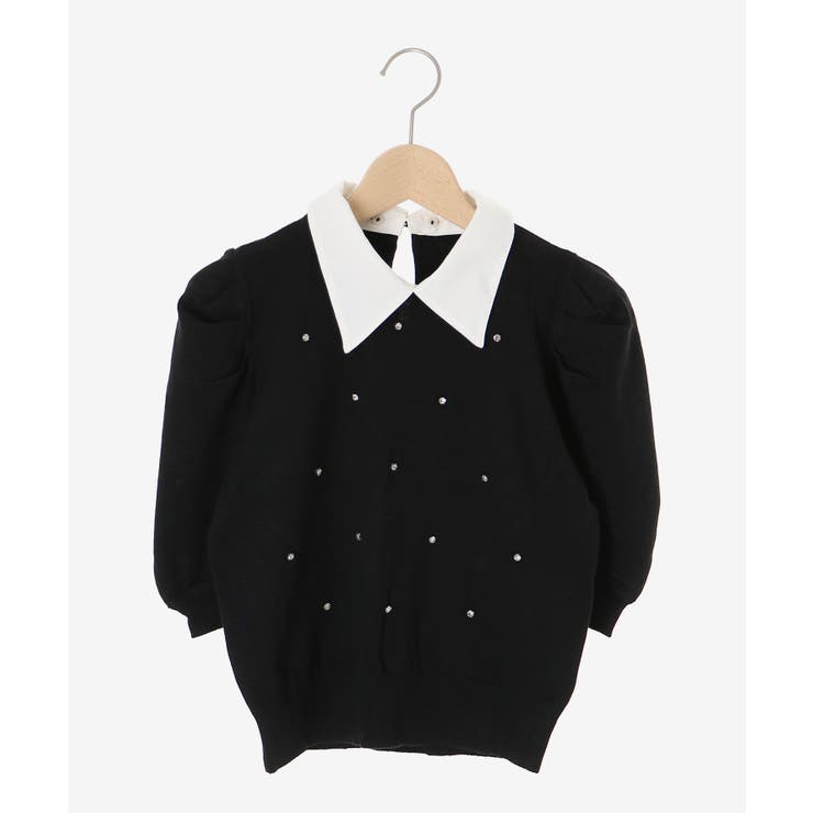 2way襟付きビジューニット | MAJESTIC LEGON  | 詳細画像35 