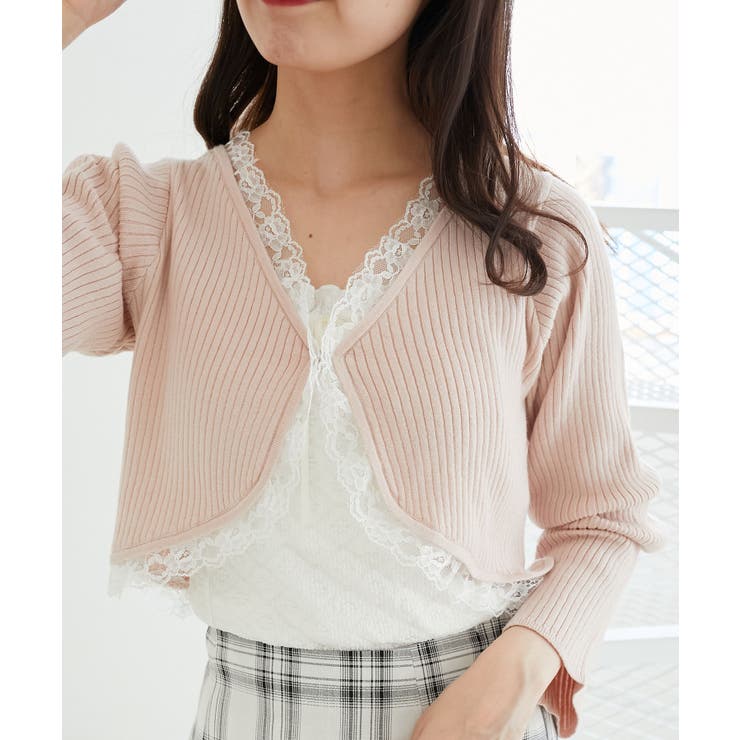 レースフリルカーディガン[品番：CTYW0004947]｜MAJESTIC LEGON