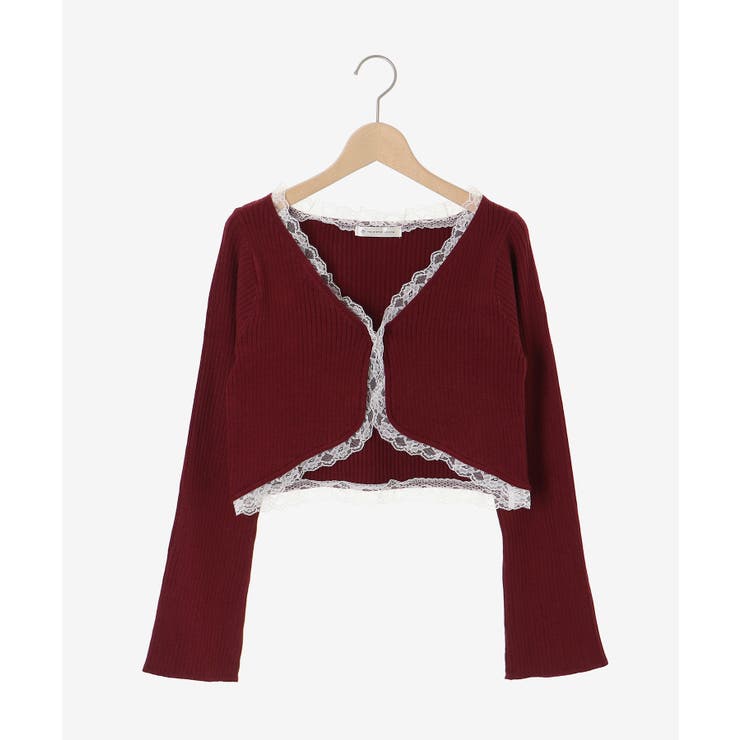 レースフリルカーディガン[品番：CTYW0004947]｜MAJESTIC LEGON