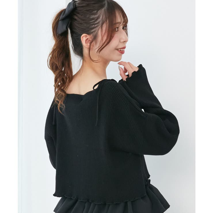 ダイヤ柄ビジューキャミセットカーデ | MAJESTIC LEGON  | 詳細画像27 