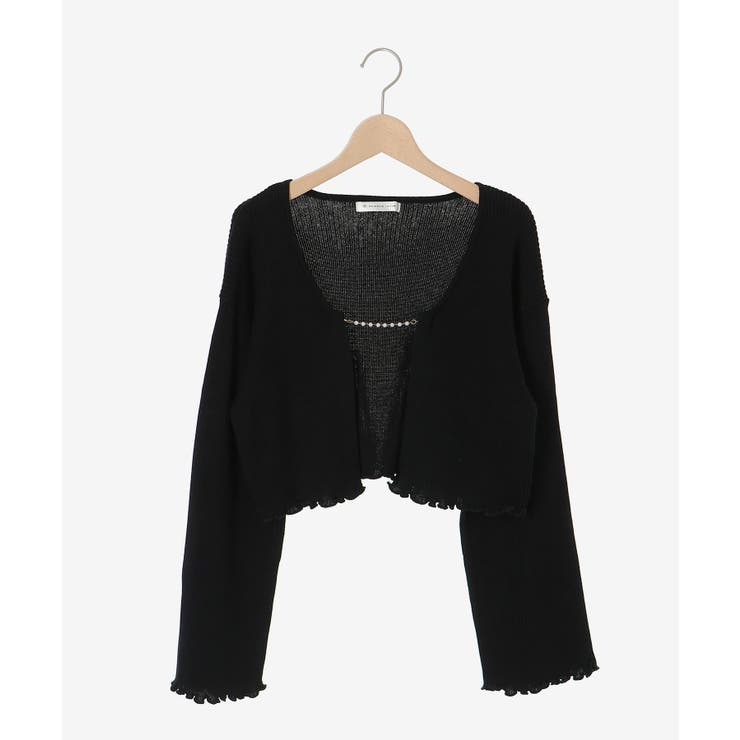 ダイヤ柄ビジューキャミセットカーデ | MAJESTIC LEGON  | 詳細画像34 