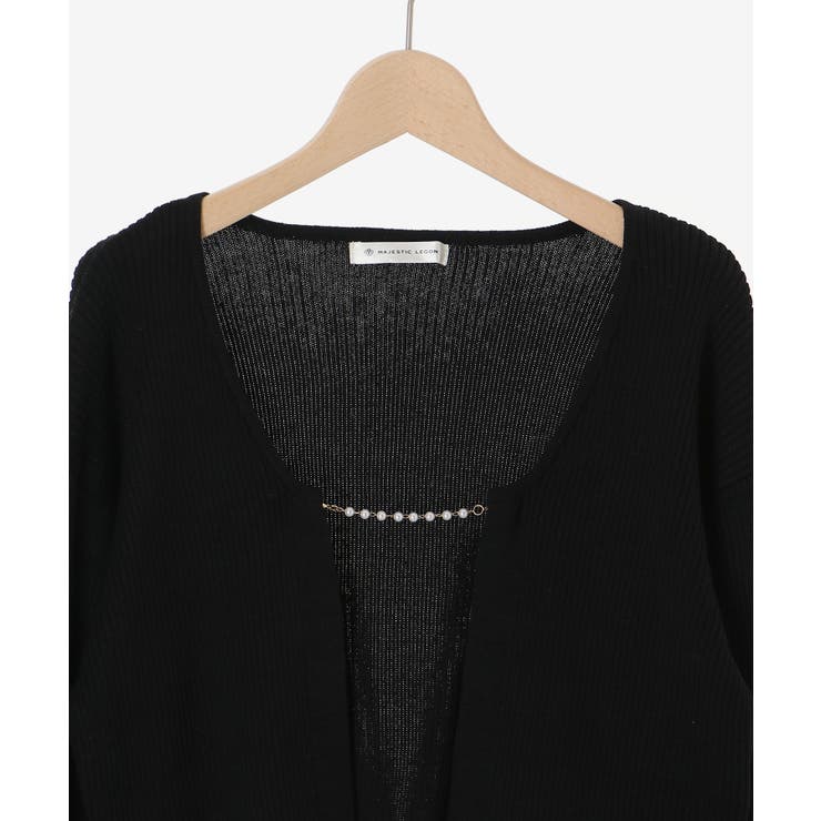 ダイヤ柄ビジューキャミセットカーデ | MAJESTIC LEGON  | 詳細画像36 