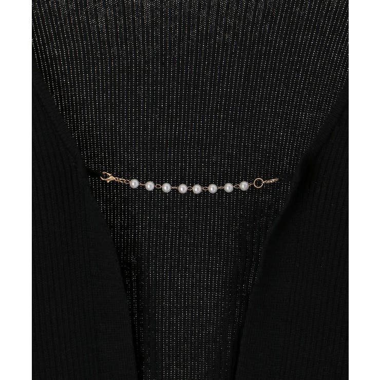 ダイヤ柄ビジューキャミセットカーデ | MAJESTIC LEGON  | 詳細画像38 