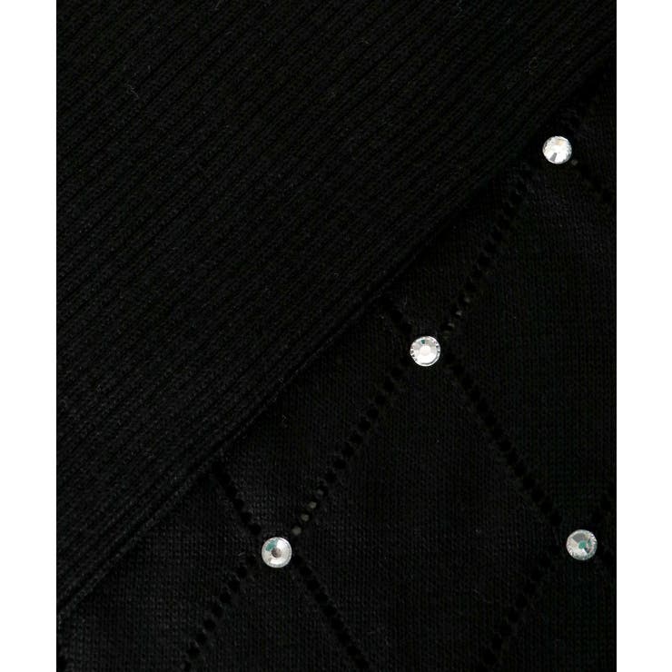 ダイヤ柄ビジューキャミセットカーデ | MAJESTIC LEGON  | 詳細画像42 