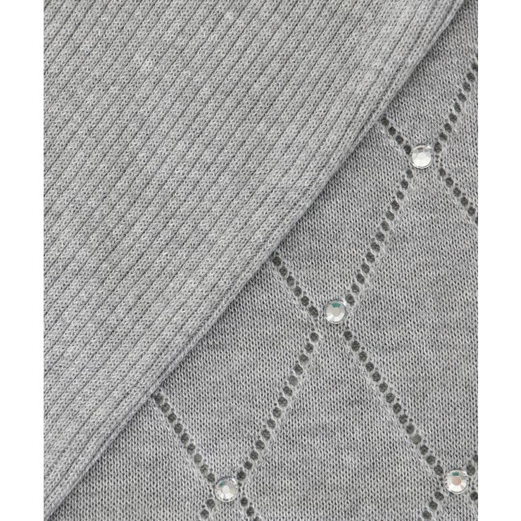 ダイヤ柄ビジューキャミセットカーデ | MAJESTIC LEGON  | 詳細画像45 