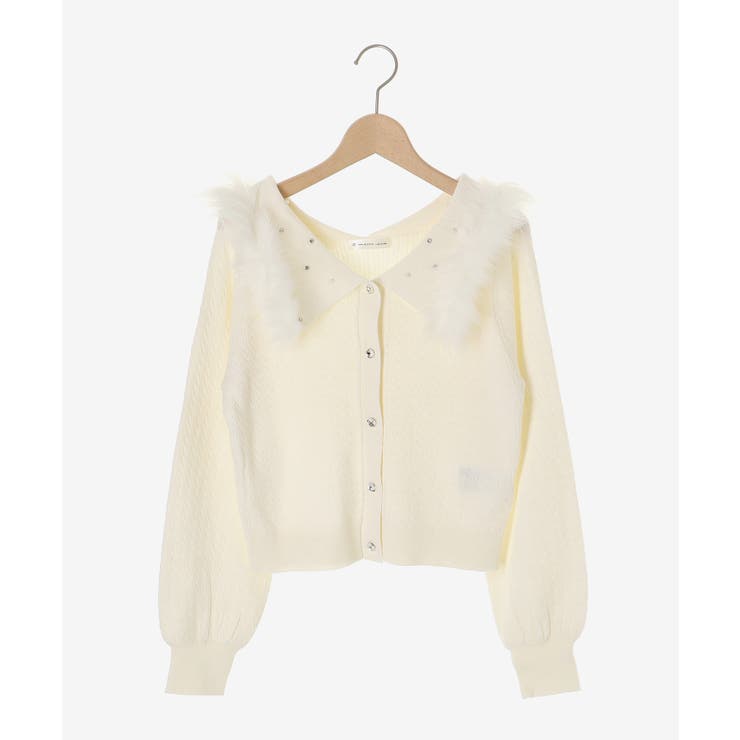 フェイクファー付きキラキラ襟ニット | MAJESTIC LEGON  | 詳細画像23 