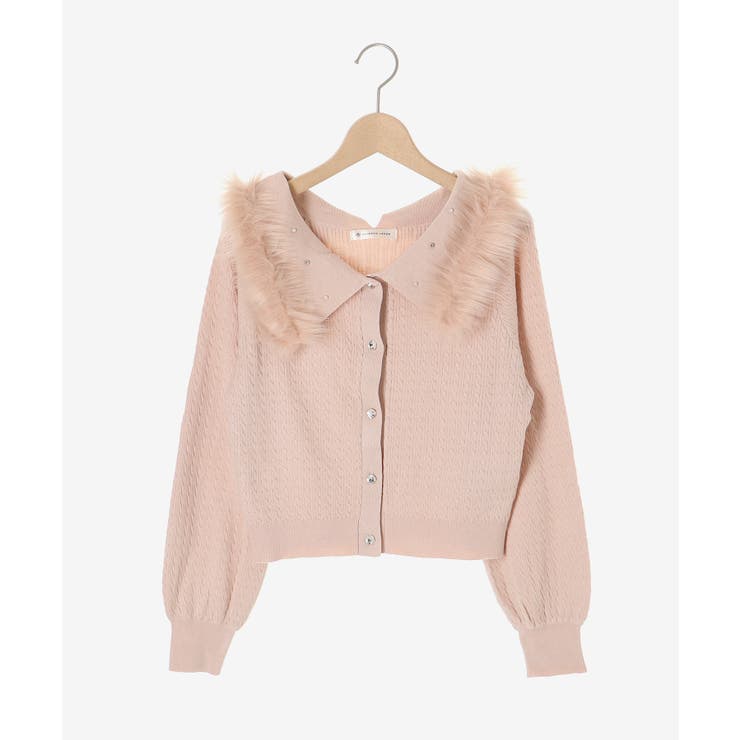 フェイクファー付きキラキラ襟ニット | MAJESTIC LEGON  | 詳細画像24 