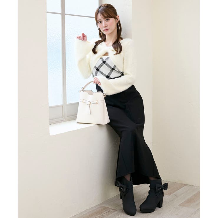 リボンボレロドッキングニット | MAJESTIC LEGON  | 詳細画像15 