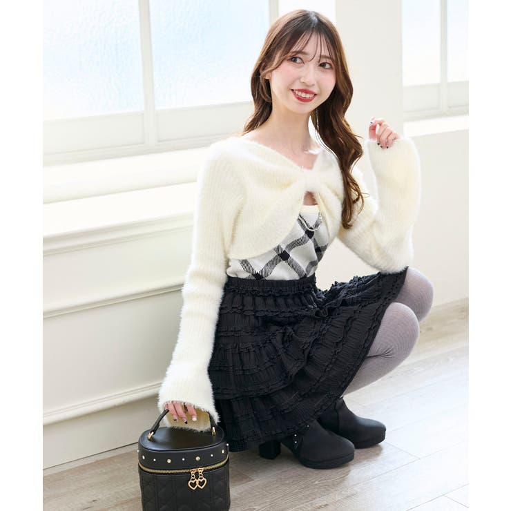 リボンボレロドッキングニット | MAJESTIC LEGON  | 詳細画像16 