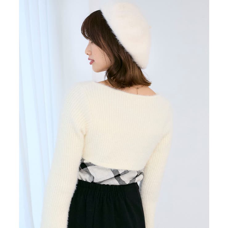 リボンボレロドッキングニット | MAJESTIC LEGON  | 詳細画像20 