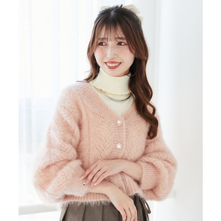 きらふわレーシーパターンカーデ | MAJESTIC LEGON  | 詳細画像17 