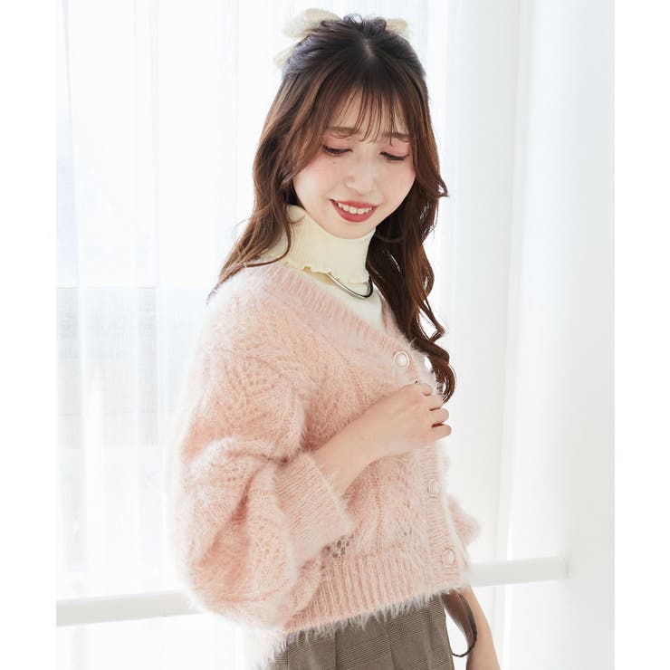 きらふわレーシーパターンカーデ | MAJESTIC LEGON  | 詳細画像18 