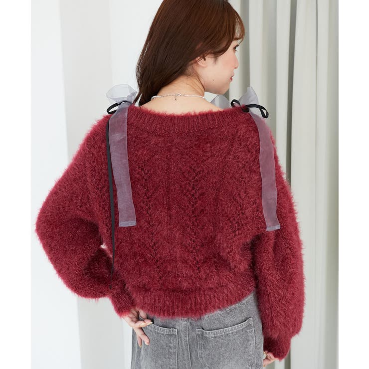 きらふわレーシーパターンカーデ | MAJESTIC LEGON  | 詳細画像26 