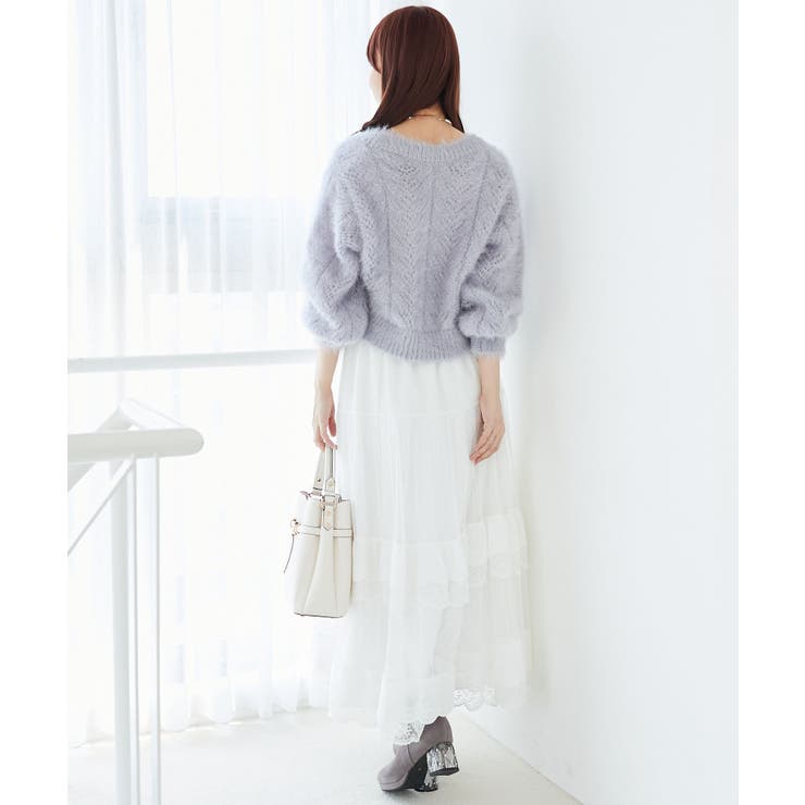 きらふわレーシーパターンカーデ | MAJESTIC LEGON  | 詳細画像30 