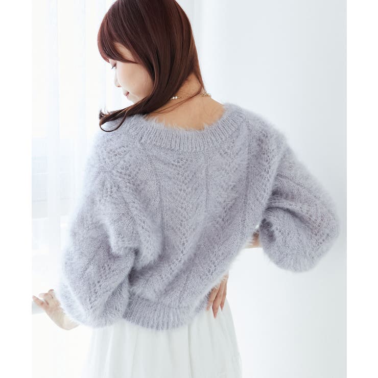 きらふわレーシーパターンカーデ | MAJESTIC LEGON  | 詳細画像33 