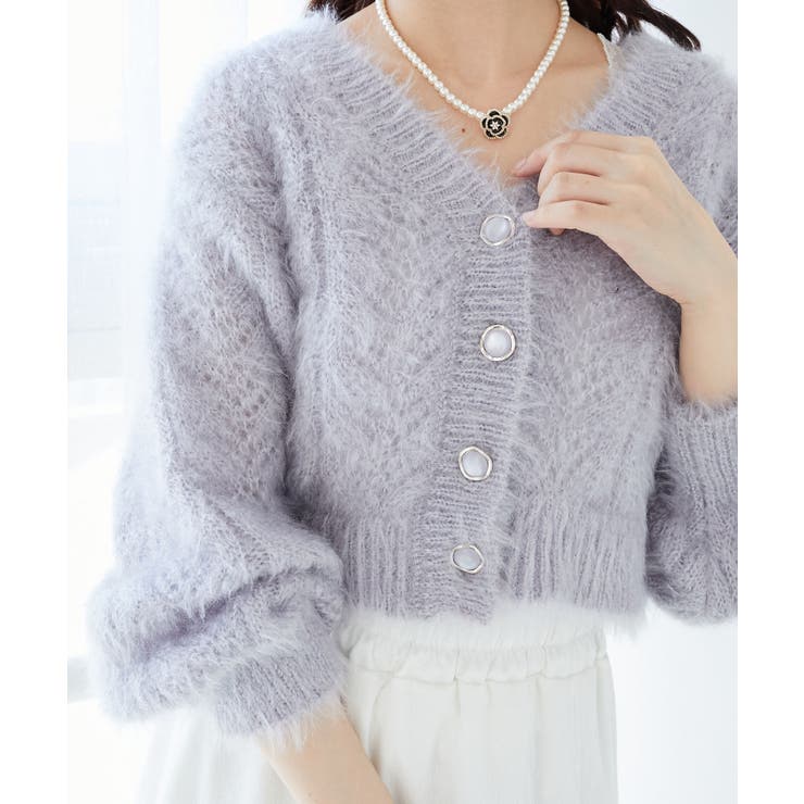 きらふわレーシーパターンカーデ | MAJESTIC LEGON  | 詳細画像34 