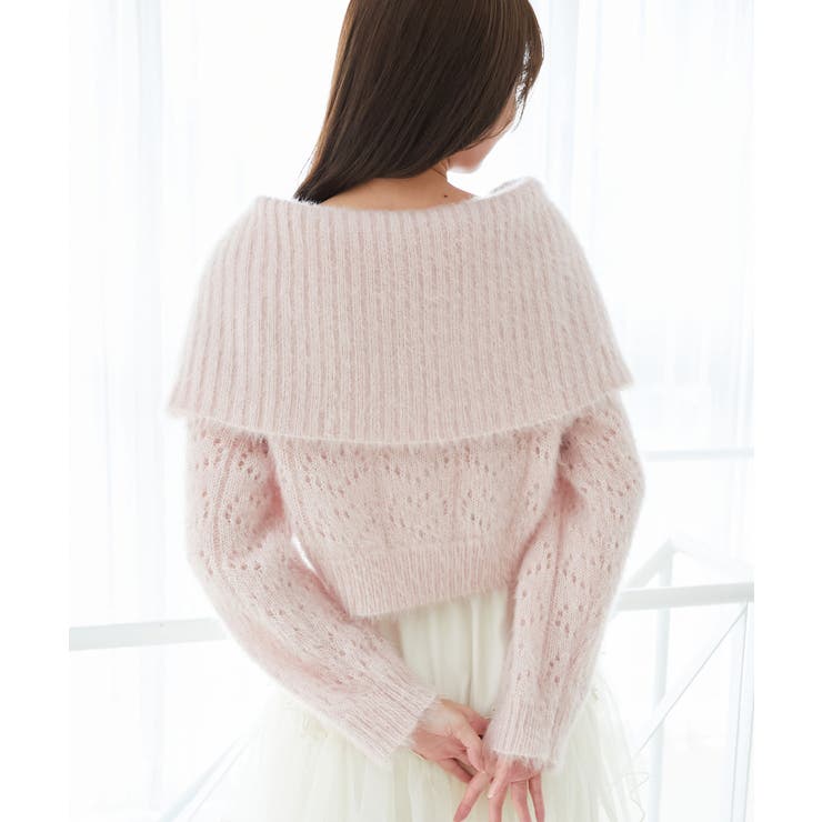 キラフワビッグカラーハートカーデ | MAJESTIC LEGON  | 詳細画像13 