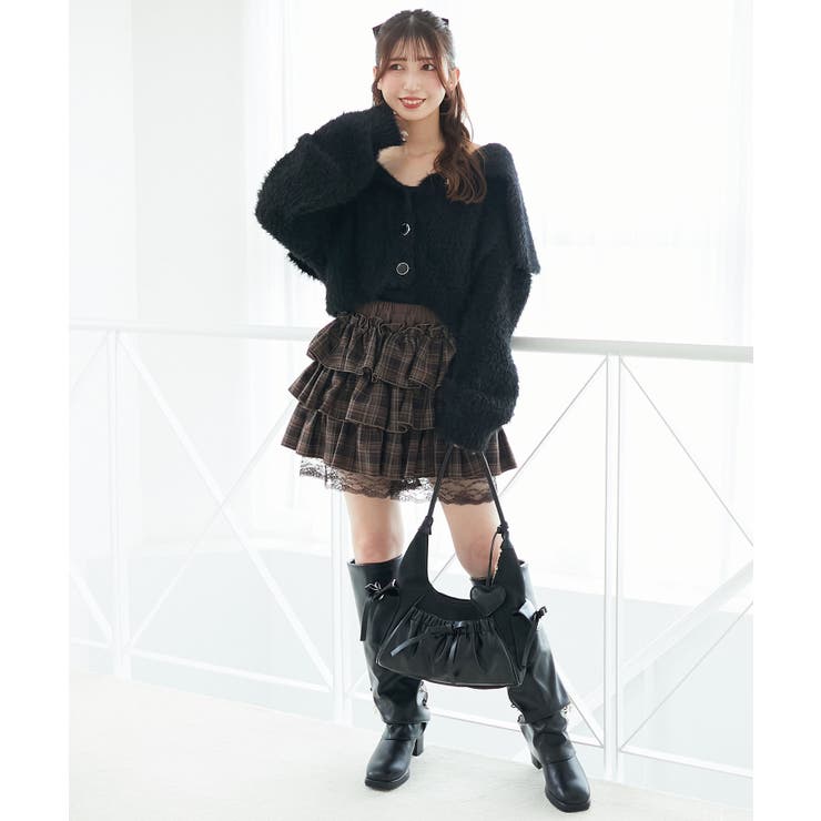 キラフワビッグカラーハートカーデ | MAJESTIC LEGON  | 詳細画像22 