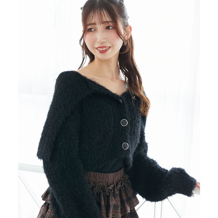 キラフワビッグカラーハートカーデ | MAJESTIC LEGON  | 詳細画像26 