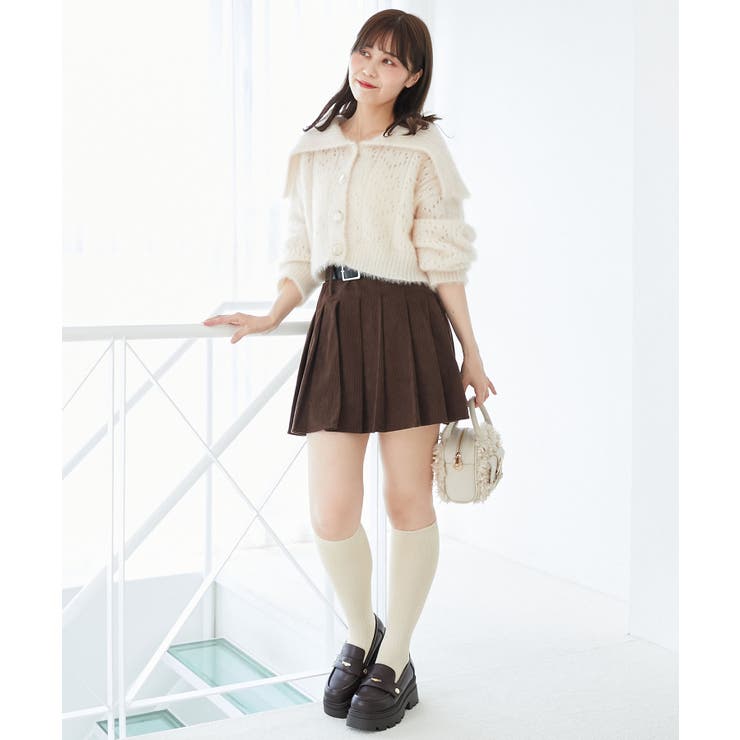 キラフワビッグカラーハートカーデ | MAJESTIC LEGON  | 詳細画像3 