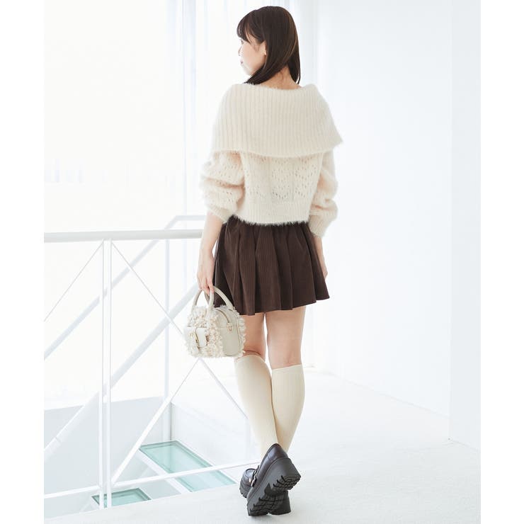 キラフワビッグカラーハートカーデ | MAJESTIC LEGON  | 詳細画像4 