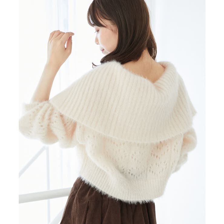 キラフワビッグカラーハートカーデ | MAJESTIC LEGON  | 詳細画像7 