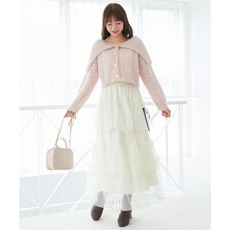 キラフワビッグカラーハートカーデ | MAJESTIC LEGON  | 詳細画像8 