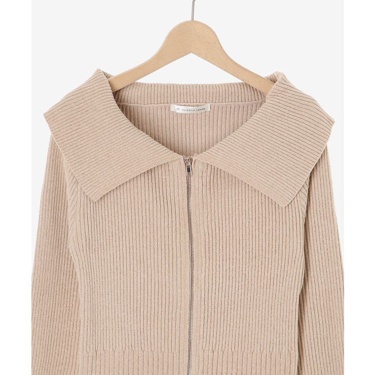 キラキラモールダブルジップニット | MAJESTIC LEGON  | 詳細画像13 