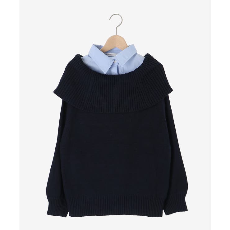 シャツドッキングミディ丈ニット | MAJESTIC LEGON  | 詳細画像41 