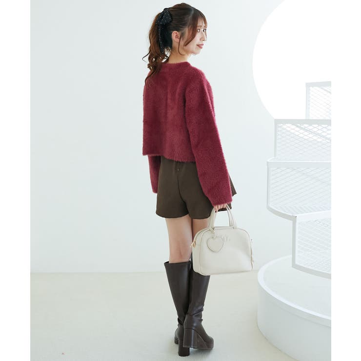 ∞ポケット付きフェザークルーカーデ | MAJESTIC LEGON  | 詳細画像13 