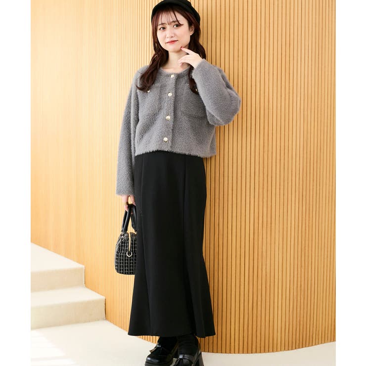 ∞ポケット付きフェザークルーカーデ | MAJESTIC LEGON  | 詳細画像18 