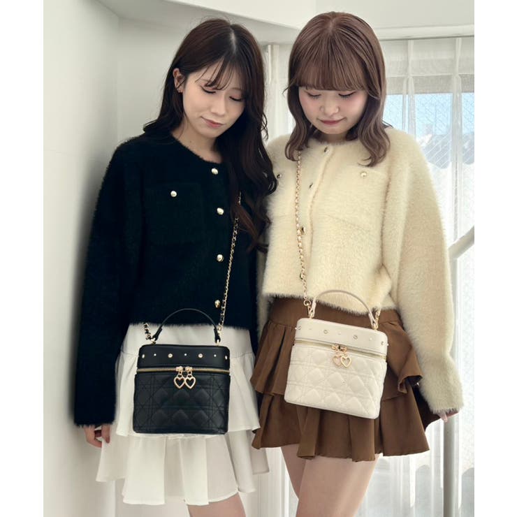 ∞ポケット付きフェザークルーカーデ | MAJESTIC LEGON  | 詳細画像3 