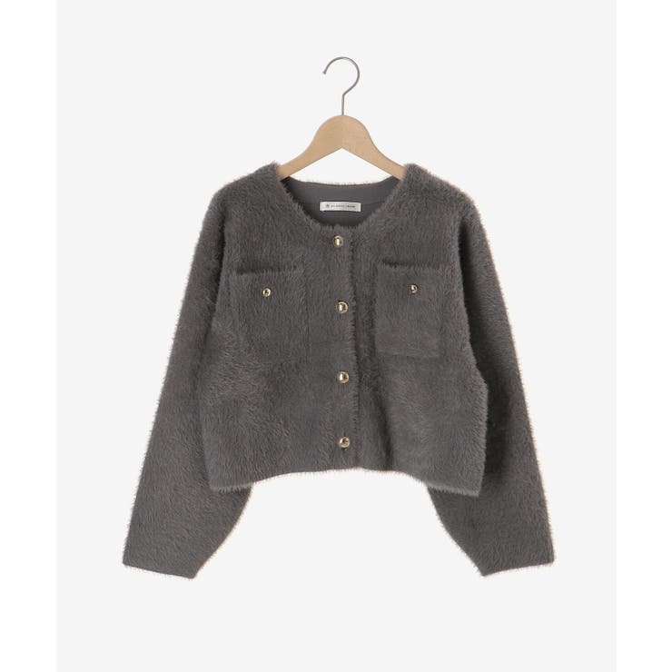 ∞ポケット付きフェザークルーカーデ | MAJESTIC LEGON  | 詳細画像36 