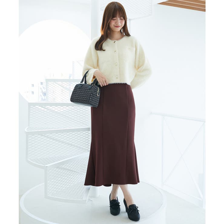 ∞ポケット付きフェザークルーカーデ | MAJESTIC LEGON  | 詳細画像4 