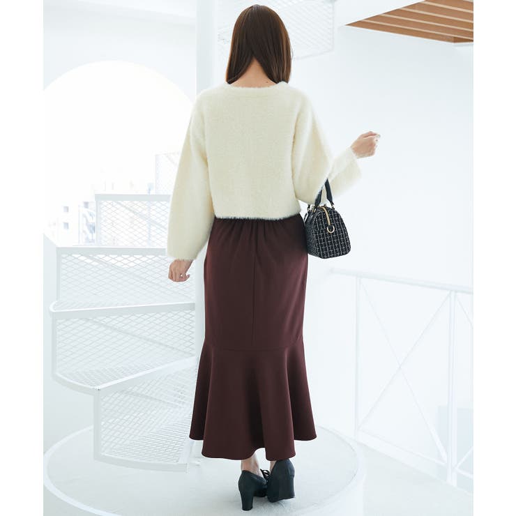 ∞ポケット付きフェザークルーカーデ | MAJESTIC LEGON  | 詳細画像6 