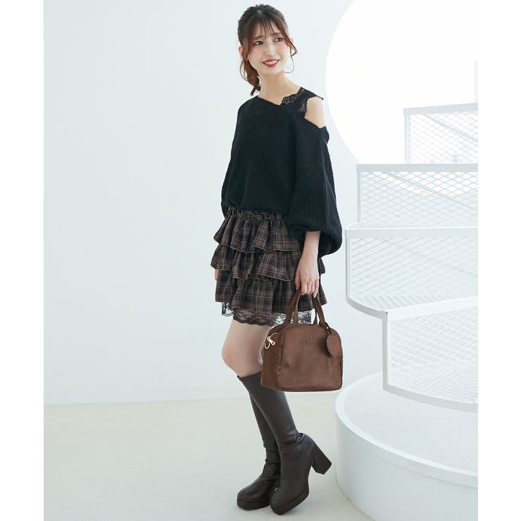 キラキラドロストメッシュニット | MAJESTIC LEGON  | 詳細画像22 