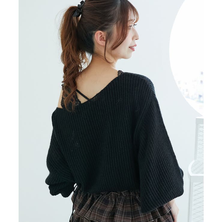 キラキラドロストメッシュニット | MAJESTIC LEGON  | 詳細画像26 