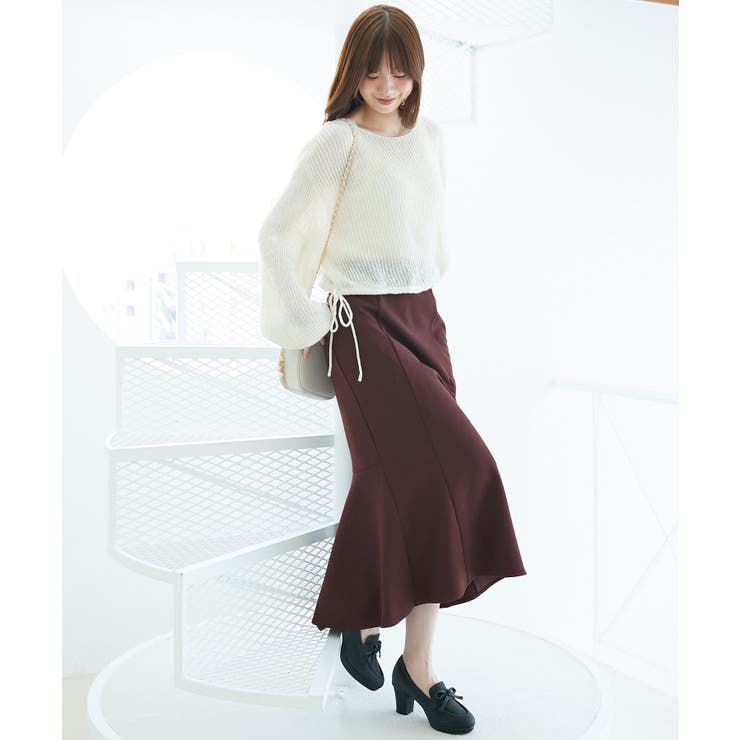 キラキラドロストメッシュニット | MAJESTIC LEGON  | 詳細画像3 