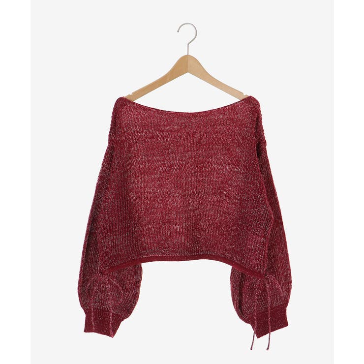 キラキラドロストメッシュニット | MAJESTIC LEGON  | 詳細画像30 