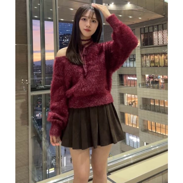 キラメキチョーカーセットシャギーニット | MAJESTIC LEGON  | 詳細画像11 