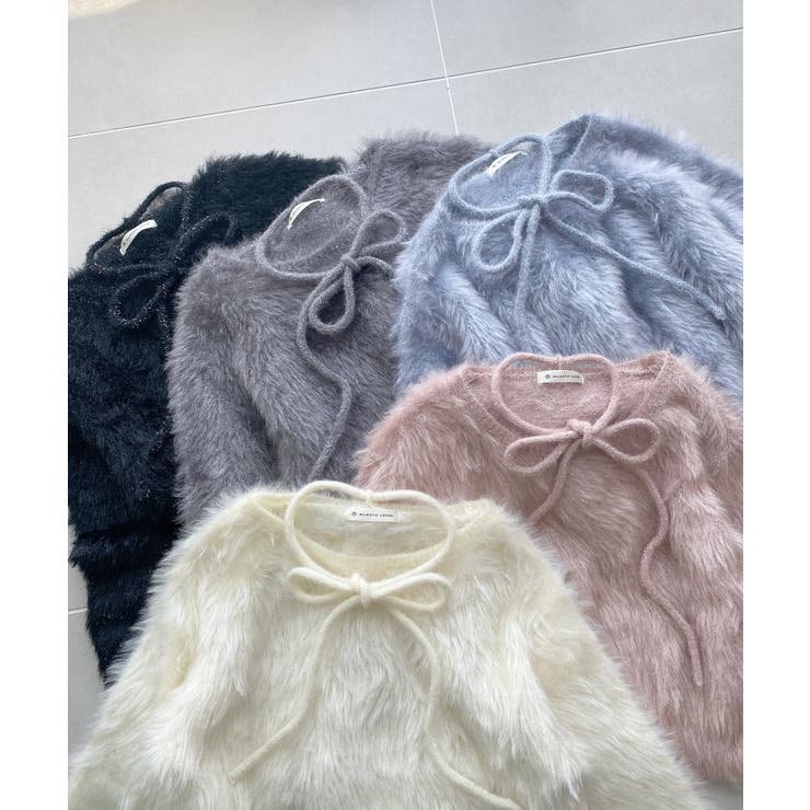 キラメキチョーカーセットシャギーニット | MAJESTIC LEGON  | 詳細画像3 