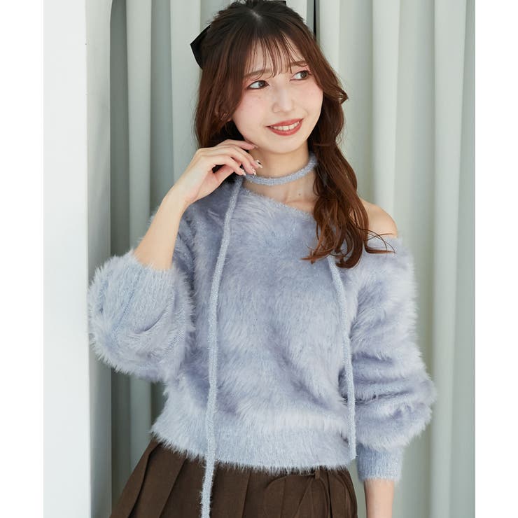 キラメキチョーカーセットシャギーニット | MAJESTIC LEGON  | 詳細画像34 