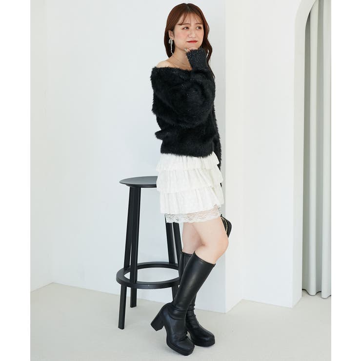 キラメキチョーカーセットシャギーニット | MAJESTIC LEGON  | 詳細画像47 