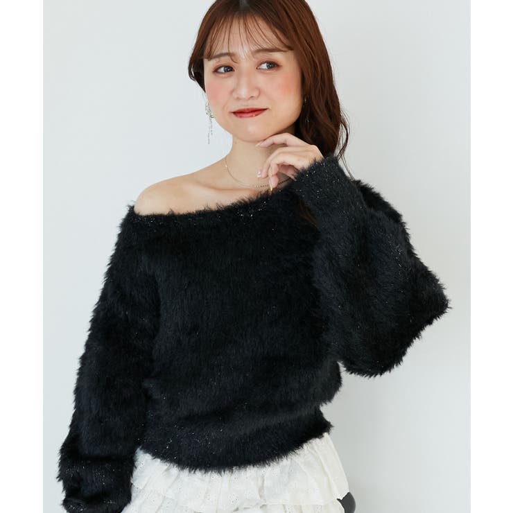 キラメキチョーカーセットシャギーニット | MAJESTIC LEGON  | 詳細画像50 