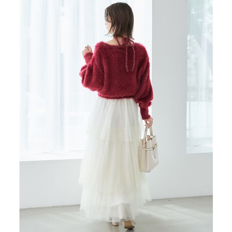 キラメキチョーカーセットシャギーニット | MAJESTIC LEGON  | 詳細画像6 