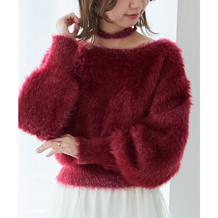 キラメキチョーカーセットシャギーニット | MAJESTIC LEGON  | 詳細画像7 