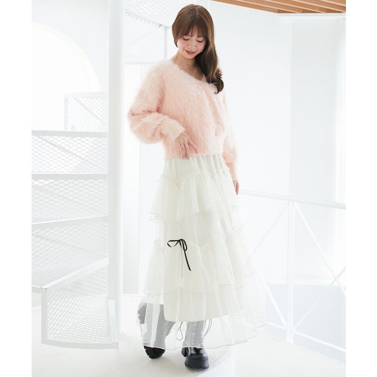 ふわふわカシュクールニット | MAJESTIC LEGON  | 詳細画像11 