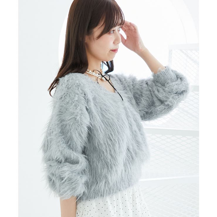 ふわふわカシュクールニット | MAJESTIC LEGON  | 詳細画像21 